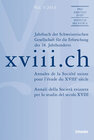 Buchcover xviii.ch Vol. 5/2014