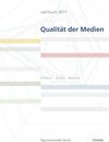 Buchcover Jahrbuch 2011 Qualität der Medien (E-Book)