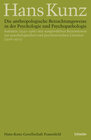 Buchcover Die anthropologische Betrachtungsweise in der Psychologie und Psychopathologie