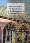 Buchcover Die lateinischen Grabinschriften in den Kreuzgängen des Basler Münsters