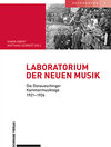Buchcover Laboratorium der neuen Musik