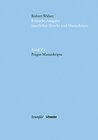 Buchcover Prager Manuskripte