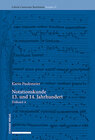 Buchcover Notationskunde 13. und 14. Jahrhundert