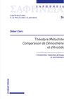 Buchcover Théodore Métochite, «Comparaison de Démosthène et d’Aristide»