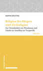 Buchcover Religion des Bürgers statt Zivilreligion