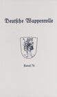 Buchcover Deutsche Wappenrolle