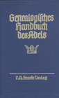 Buchcover Genealogisches Handbuch des Adels