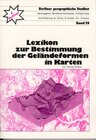 Buchcover Lexikon zur Bestimmung der Geländeformen in Karten