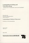 Buchcover Historische und floristisch-vegetationskundliche Untersuchungen im Landschaftspark Märkisch-Wilmersdorf als Beitrag zur 