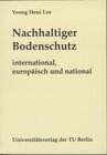 Buchcover Nachhaltiger Bodenschutz - international, europäisch und national