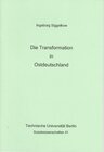 Buchcover Die Transformation in Ostdeutschland