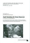 Buchcover Zwölf Aufsätze für Vroni Heinrich zu Gartenkunst und Landschaftsplanung