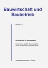 Buchcover Innovationen im Spezialtiefbau