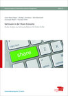 Buchcover Vertrauen in der Share Economy. Studie