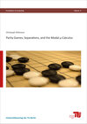 Buchcover Parity games, separations, and the modal μ-calculus