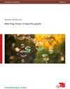 Buchcover Matching minors in bipartite graphs