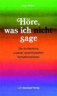 Buchcover Höre, was ich nicht sage