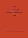 Buchcover Neue graphische Tafeln zur Beurteilung statistischer Zahlen