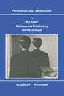 Buchcover Relevanz und Entwicklung der Psychologie