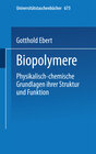Buchcover Biopolymere