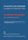 Buchcover Therapie der Arrhythmien. Echokardiographie