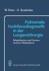 Buchcover Pulmonale Funktionsdiagnostik in der Lungenchirurgie