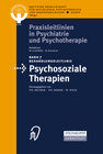 Buchcover Behandlungsleitlinie Psychosoziale Therapien