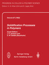Buchcover Solidification Processes in Polymers