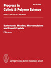 Buchcover Surfactants, Micelles, Microemulsions and Liquid Crystals
