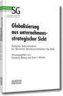 Buchcover Globalisierung aus unternehmensstrategischer Sicht