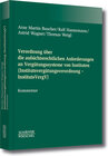 Buchcover Verordnung über die aufsichtsrechtlichen Anforderungen an Vergütungssysteme von Instituten (Institutsvergütungsverordnun