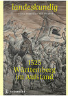 Buchcover 1525 – Württemberg im Aufstand