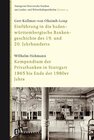 Buchcover Einfrührung in die baden-württembergische Bankengeschichte des 19. und 20. Jahrhunderts