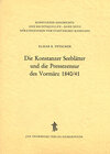 Buchcover Die Konstanzer Seeblätter und die Pressezensur des Vormärz 1840/41