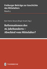 Buchcover Reformationen des 16. Jahrhunderts – Abschied vom Mittelalter?