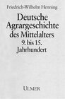 Buchcover Deutsche Agrargeschichte im Mittelalter