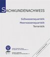 Buchcover Sachkundenachweis Süsswasseraquaristik, Meerwasseraquaristik, Terraristik