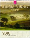 Buchcover Traumlandschaften Europas 2016 - Ein Notiz-Kalender