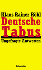 Buchcover Deutsche Tabus