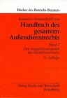 Buchcover Handbuch des gesamten Aussendienstrechts / Der Ausgleichsanspruch des Handelsvertreters
