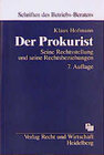 Buchcover Der Prokurist