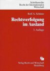 Buchcover Rechtsverfolgung im Ausland