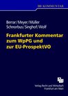 Buchcover Frankfurter Kommentar zum WpPG und zur EU-ProspektVO