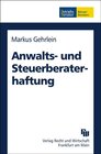 Buchcover Anwalts- und Steuerberaterhaftung