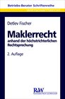 Buchcover Maklerrecht