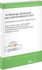 Buchcover 16. Marburger Symposium zum Lebensmittelrecht 2022