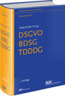 Buchcover DSGVO - BDSG - TDDDG