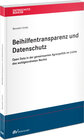 Buchcover Beihilfentransparenz und Datenschutz