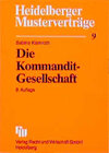 Buchcover Die Kommanditgesellschaft