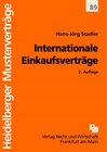 Buchcover Internationale Einkaufsverträge